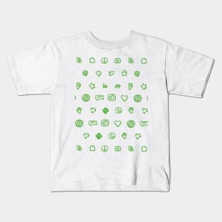 Social media print Kids T-Shirt